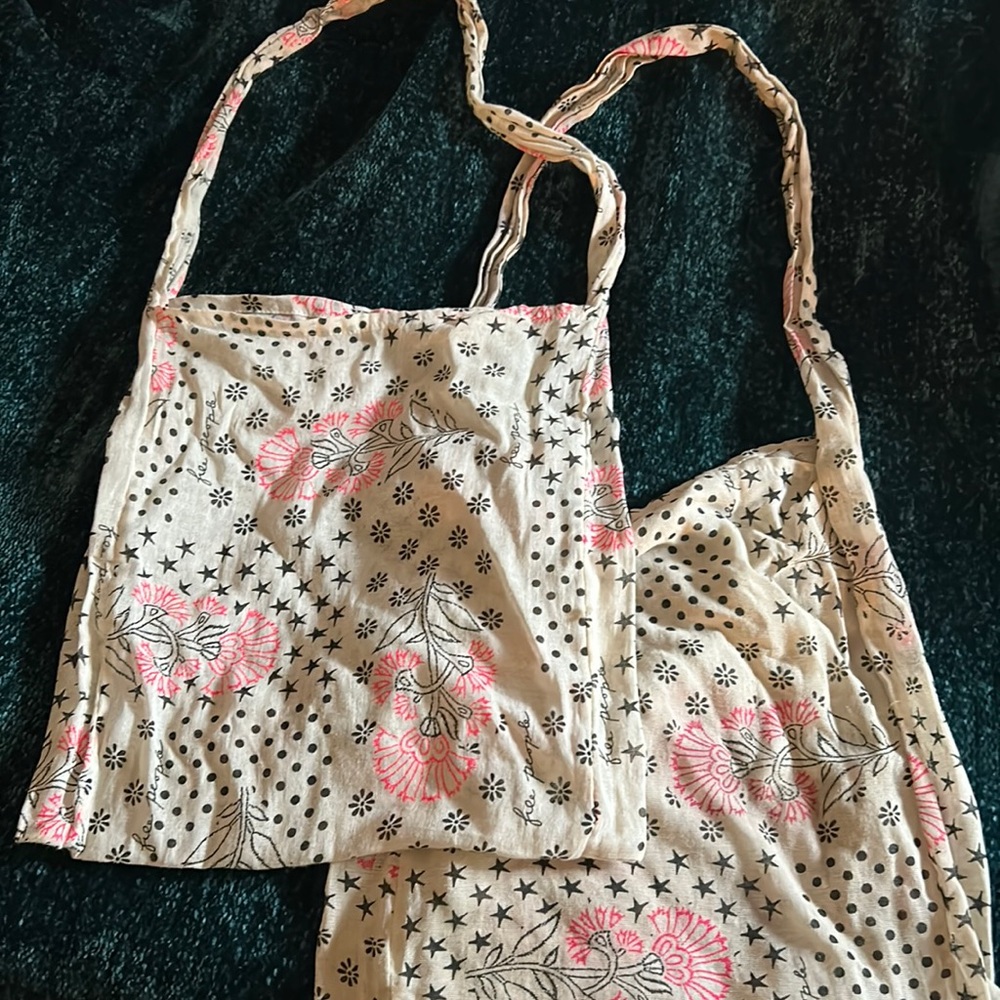 Two free people tote bags